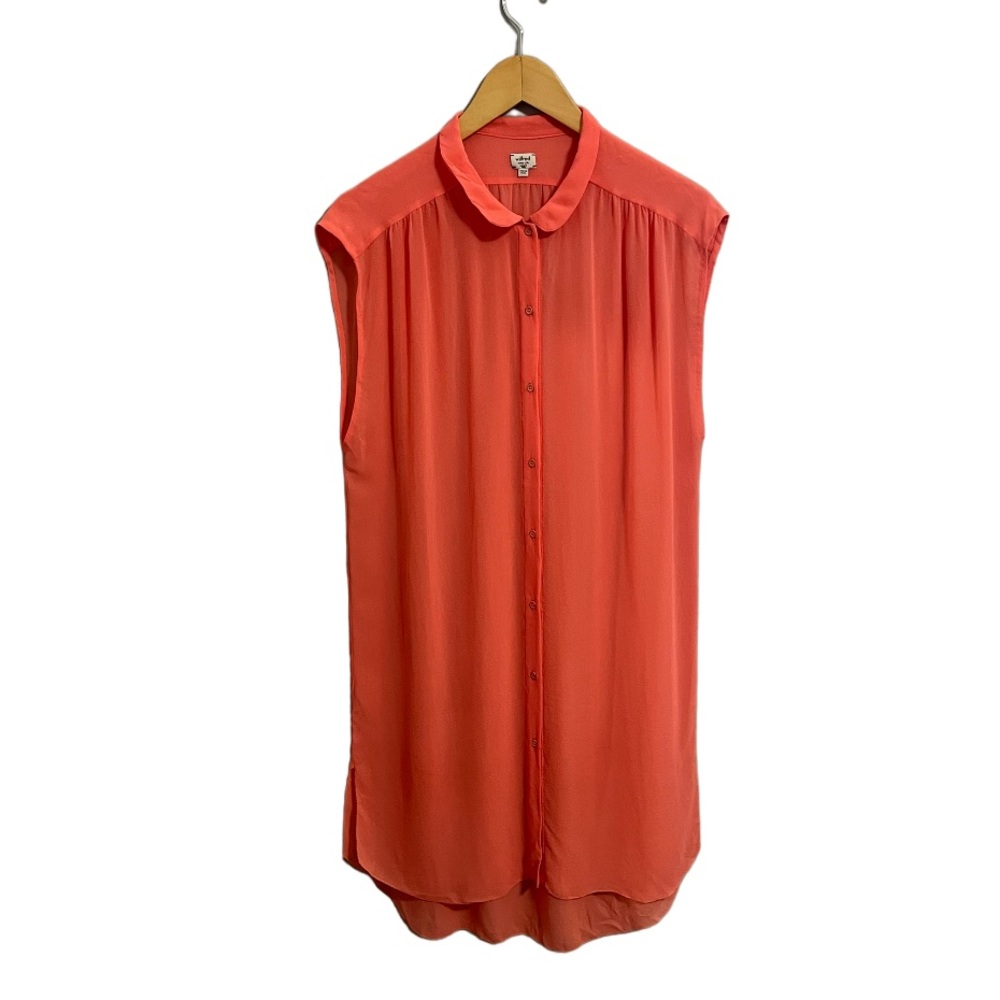 Aritzia Wilfred Silk Minimalist Shirt Dress